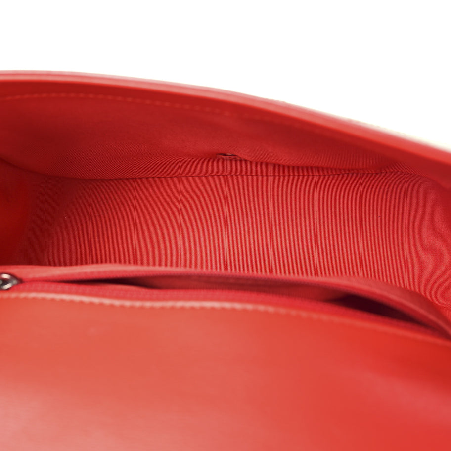 Chanel Calfskin Stitched Small Ring My Bag Flap Crossbody Red Image 5