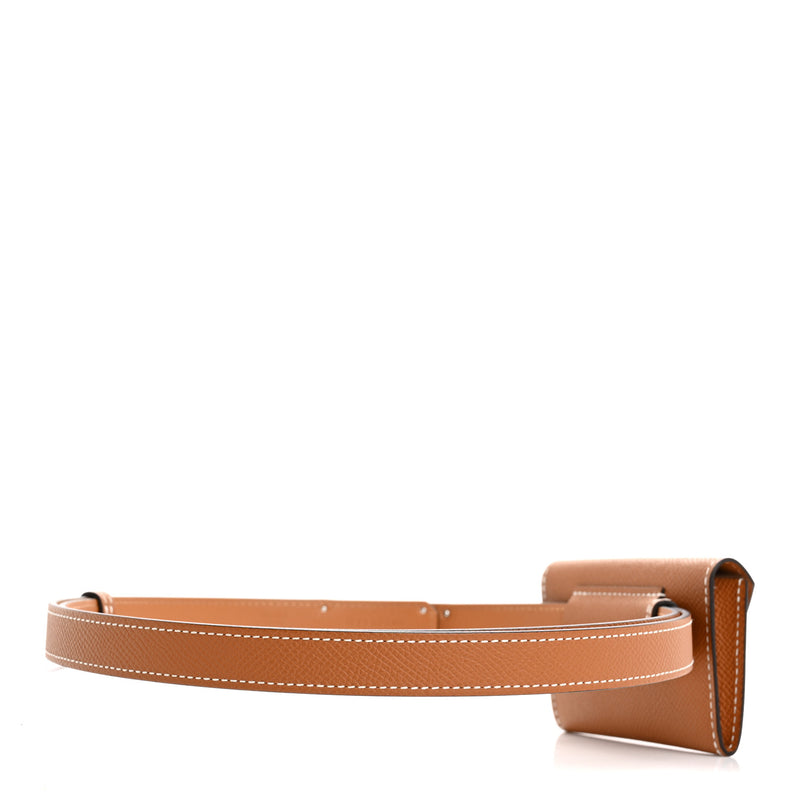  Hermes Epsom Kelly Pocket Belt Gold