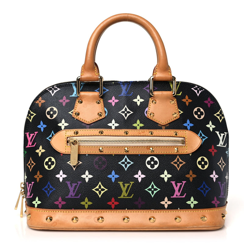  Louis Vuitton Monogram Multicolor Alma Black