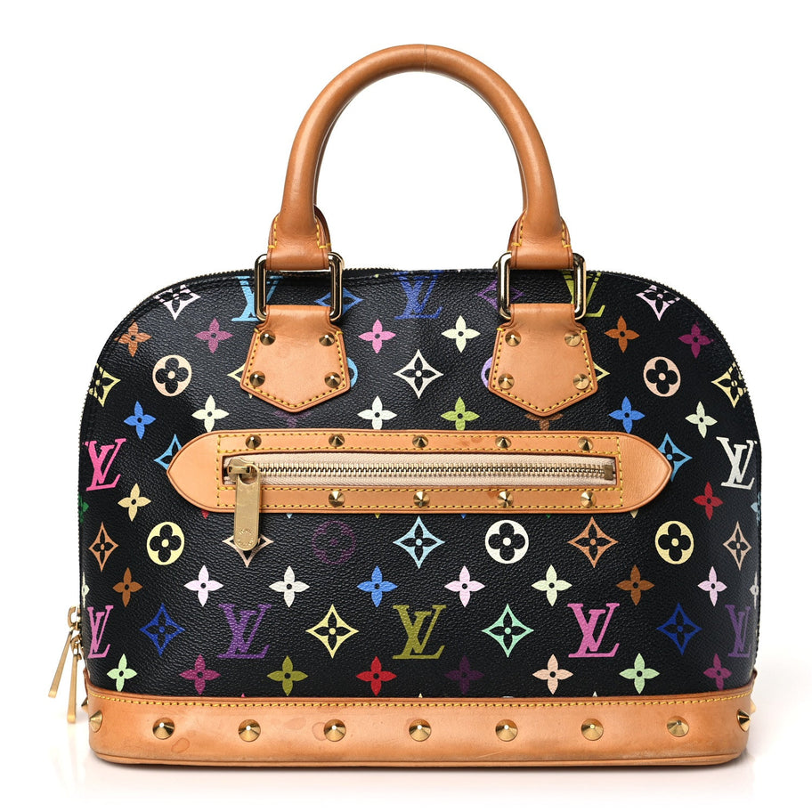 Louis Vuitton Monogram Multicolor Alma Black Image 1