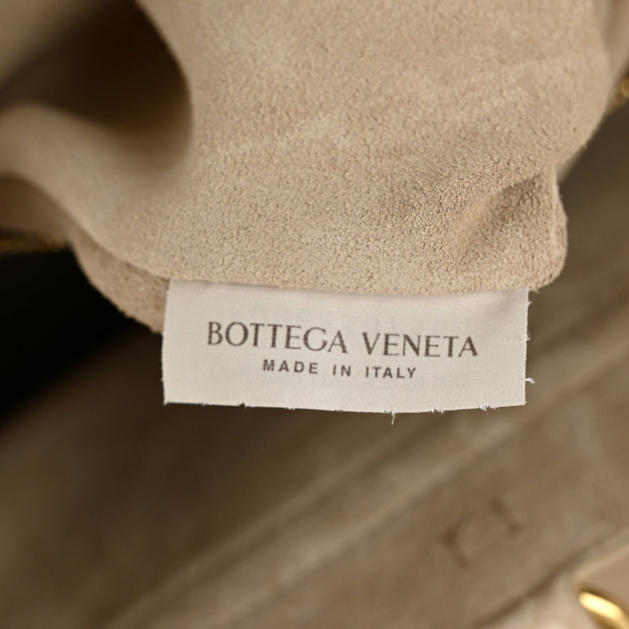 Bottega Veneta Silky Calfskin Medium Ciao Ciao Ecru Image 7
