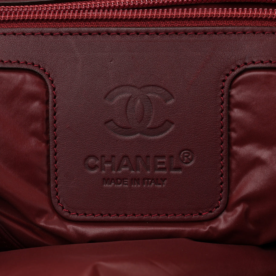 Chanel Nylon Quilted Coco Cocoon Bowler Green Image 6