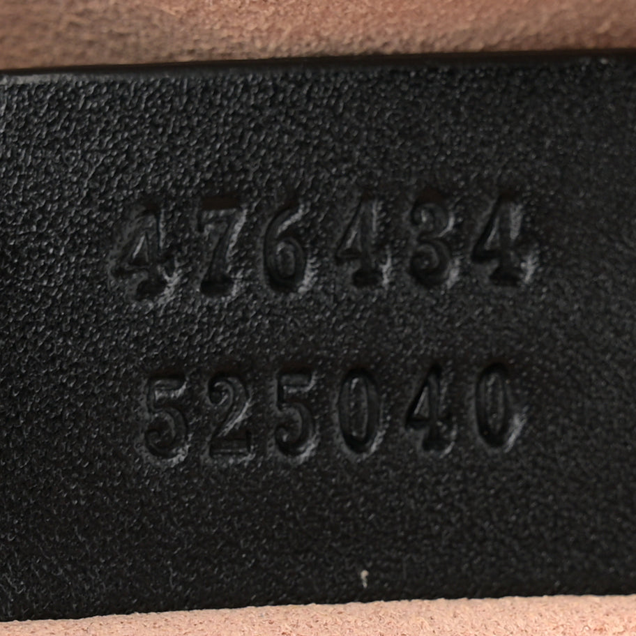 Gucci Calfskin Matelasse GG Marmont Belt Bag 75 30 Black Image 7