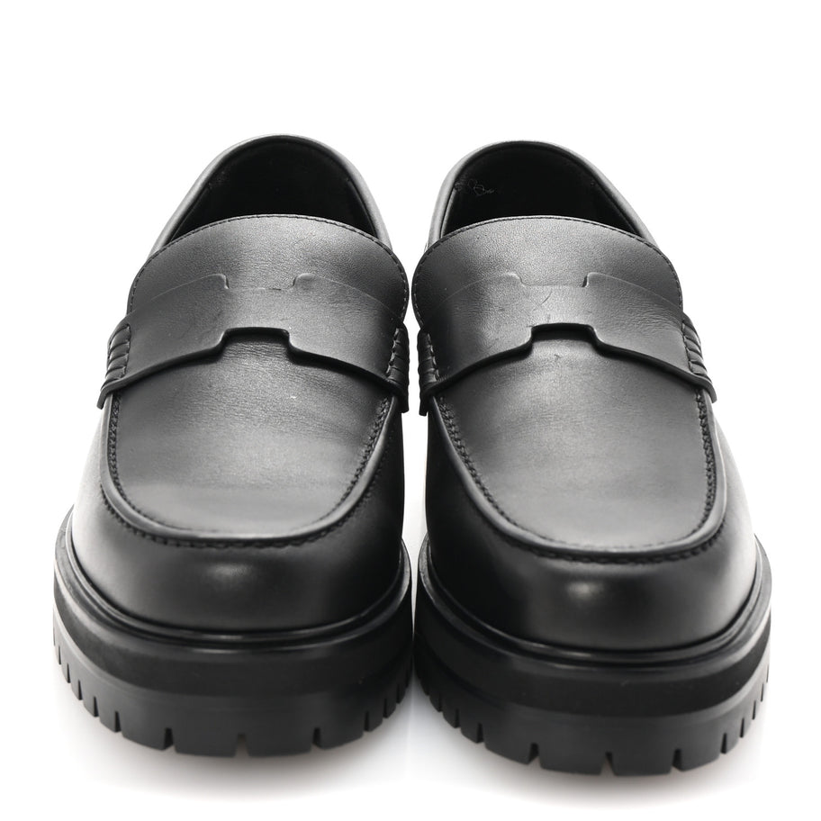 Hermes Calfskin Ivy Loafer 38 Black Image 3