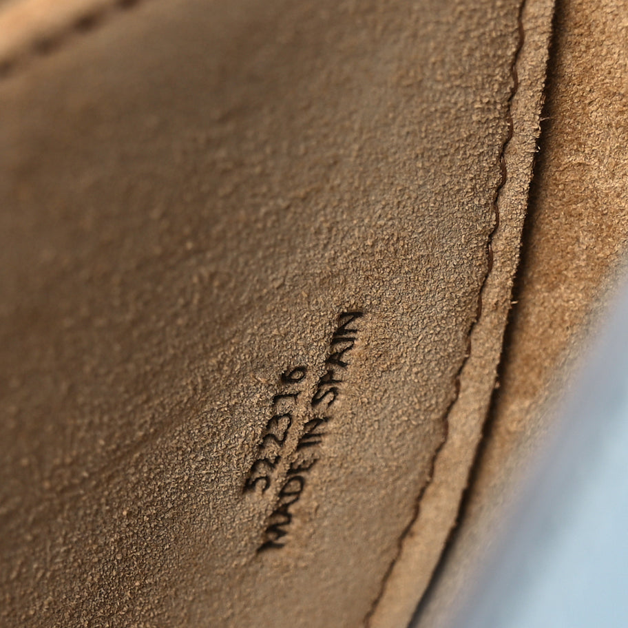 Loewe Calfskin Jacquard Mini Gate Dual Bag Dusty Blue Image 7