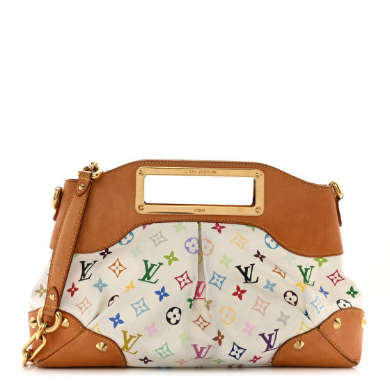Louis Vuitton Monogram Multicolor Judy MM White Image 1