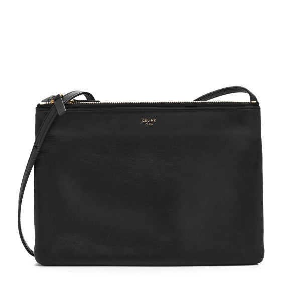 Chanel Liege Calfskin Large Trio Crossbody Bag Black Image 1
