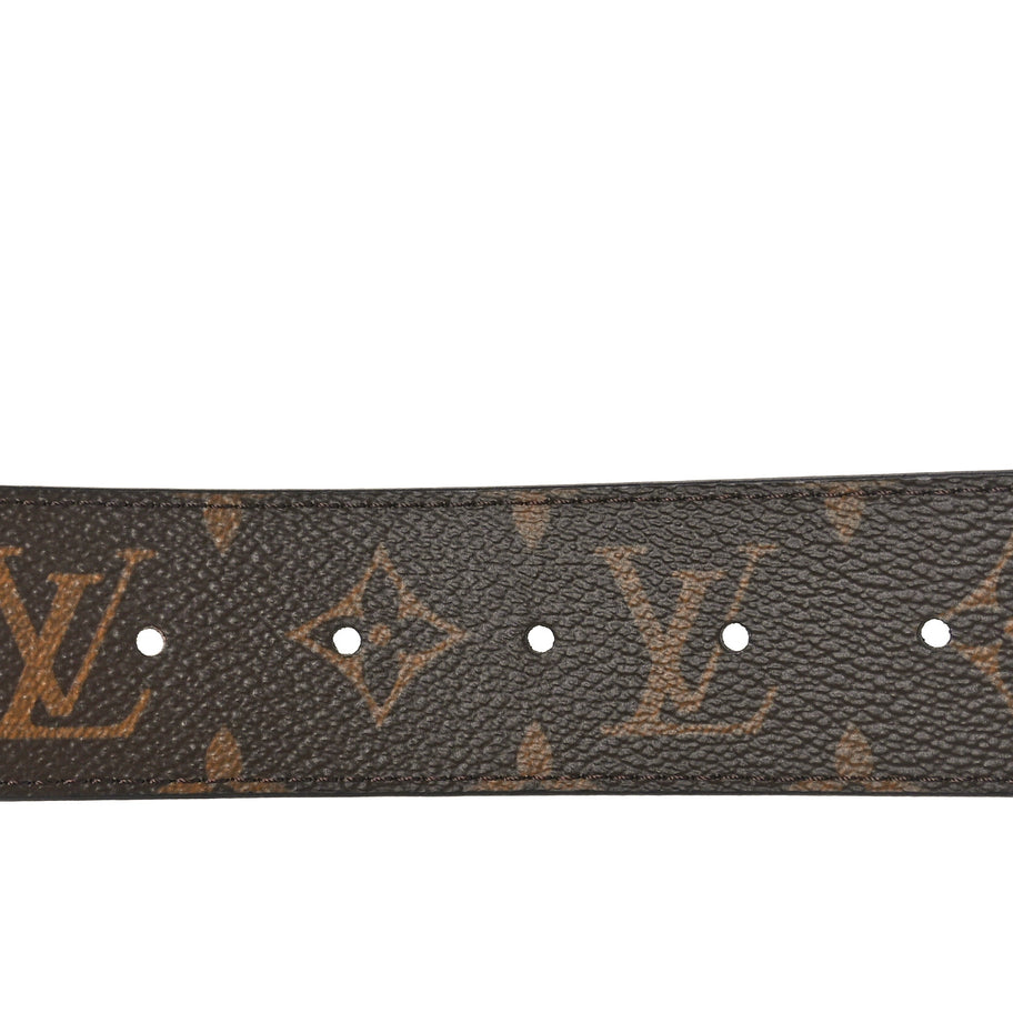 Louis Vuitton Calfskin Monogram 20mm LV Iconic Reversible Belt 90 36 Brown Image 5
