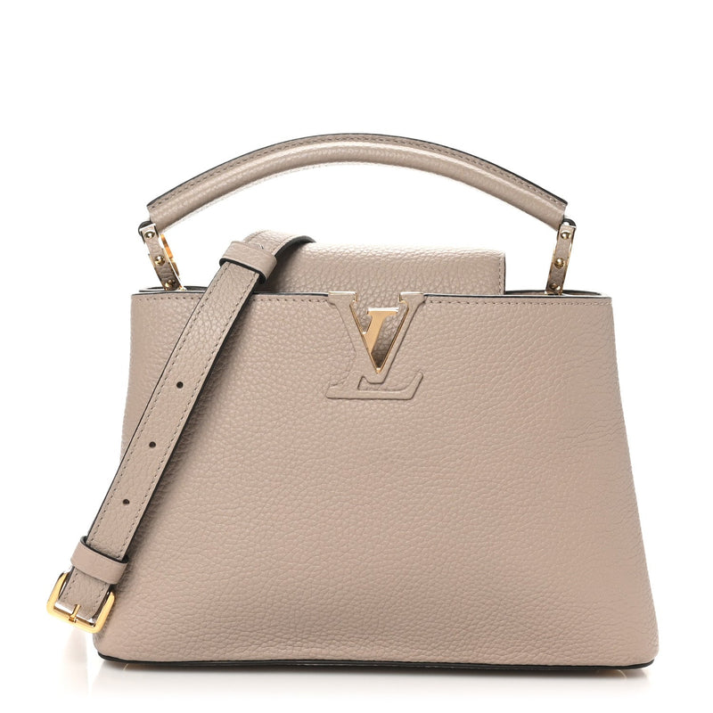  Louis Vuitton Taurillon Capucines BB Galet