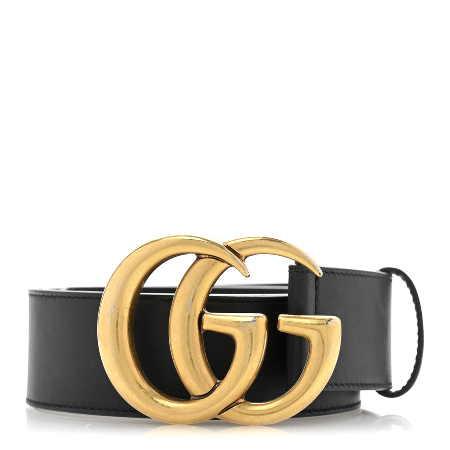 Gucci Calfskin Double G 40mm Belt 80 32 Black Image 1