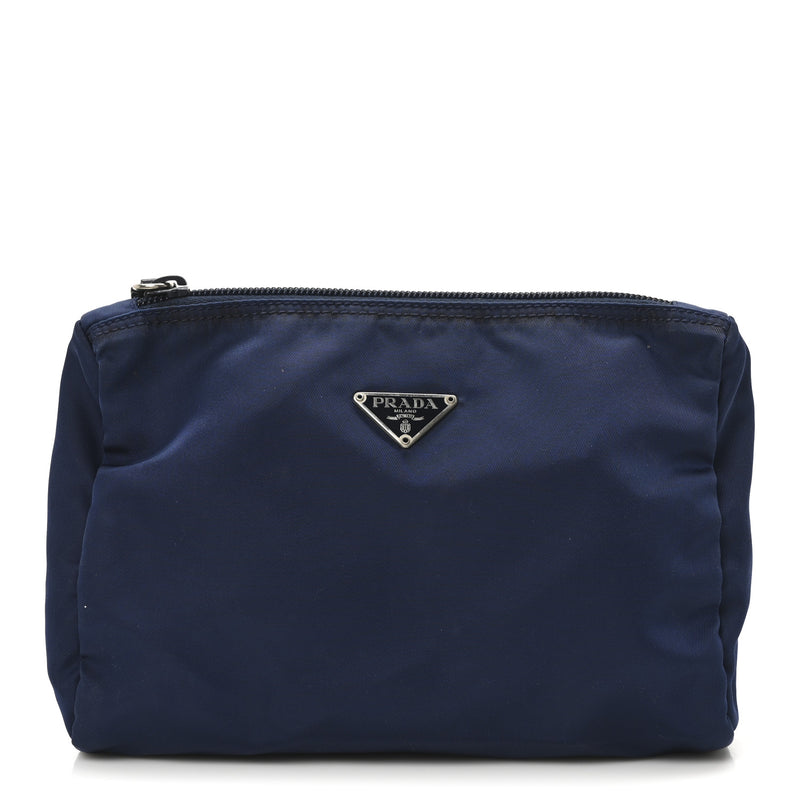  Prada Nylon Vela Cosmetic Pouch Baltico