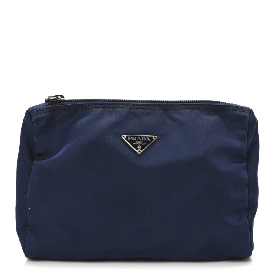 Prada Nylon Vela Cosmetic Pouch Baltico Image 1