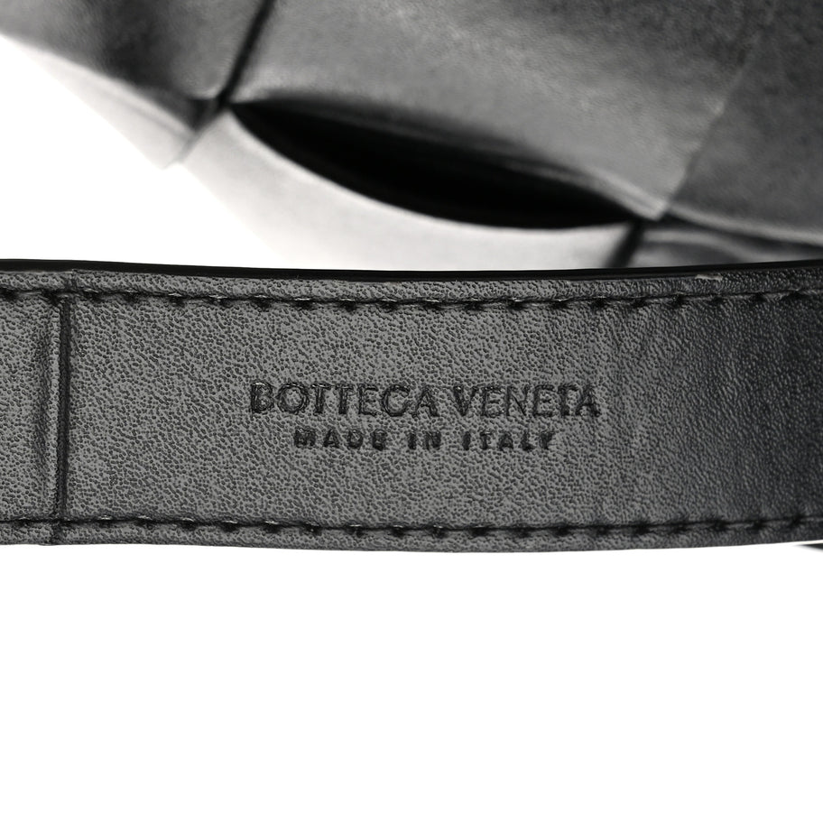 Bottega Veneta Nappa Maxi Intreccio The Belt Cassette Bag Black Image 6