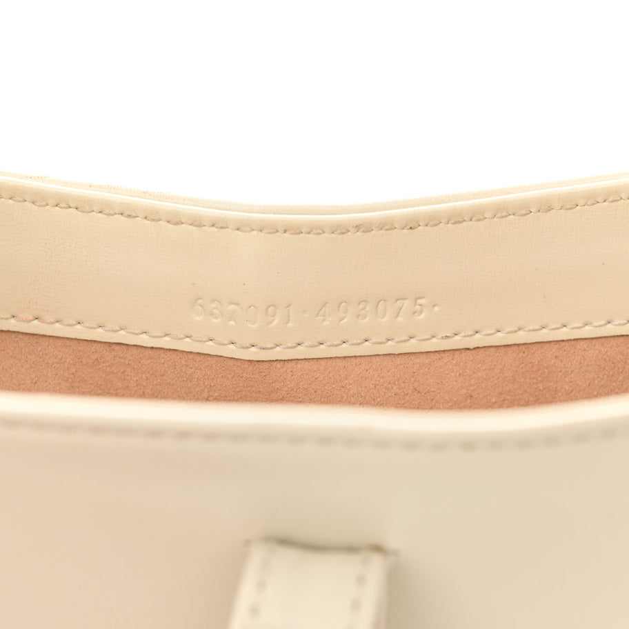 Gucci Boarded Dyana Lux Calfskin Mini Jackie 1961 Hobo Mystic White Image 7