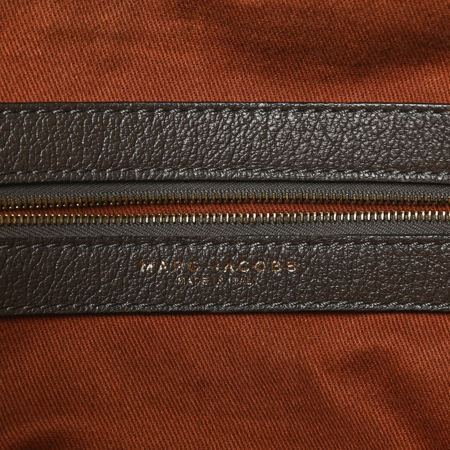 Marc Jacobs Calfskin Quilted Venetia Satchel Grey Image 6