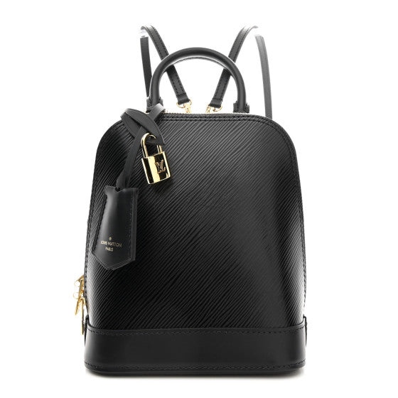 Louis Vuitton Epi Alma Backpack Black Image 1