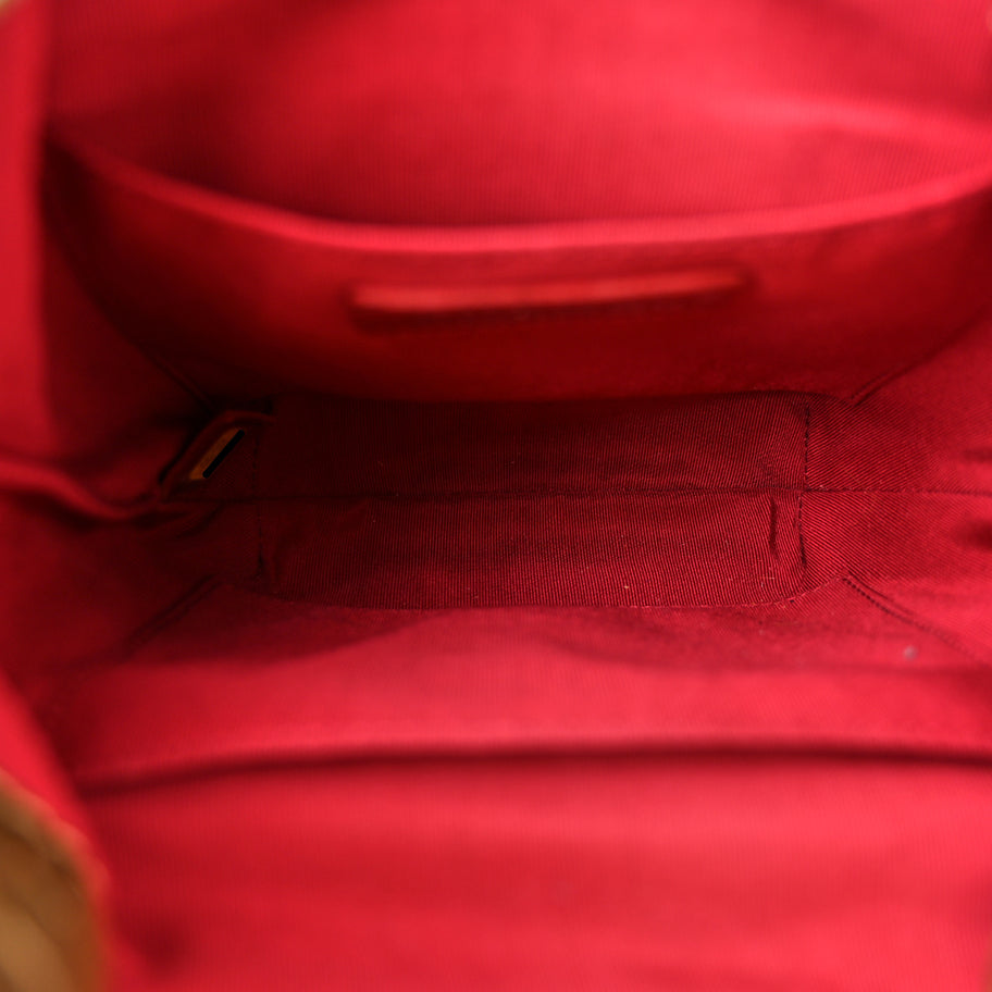 Chanel Metallic Aged Calfskin Quilted Small Gabrielle Bucket Gold Image 5