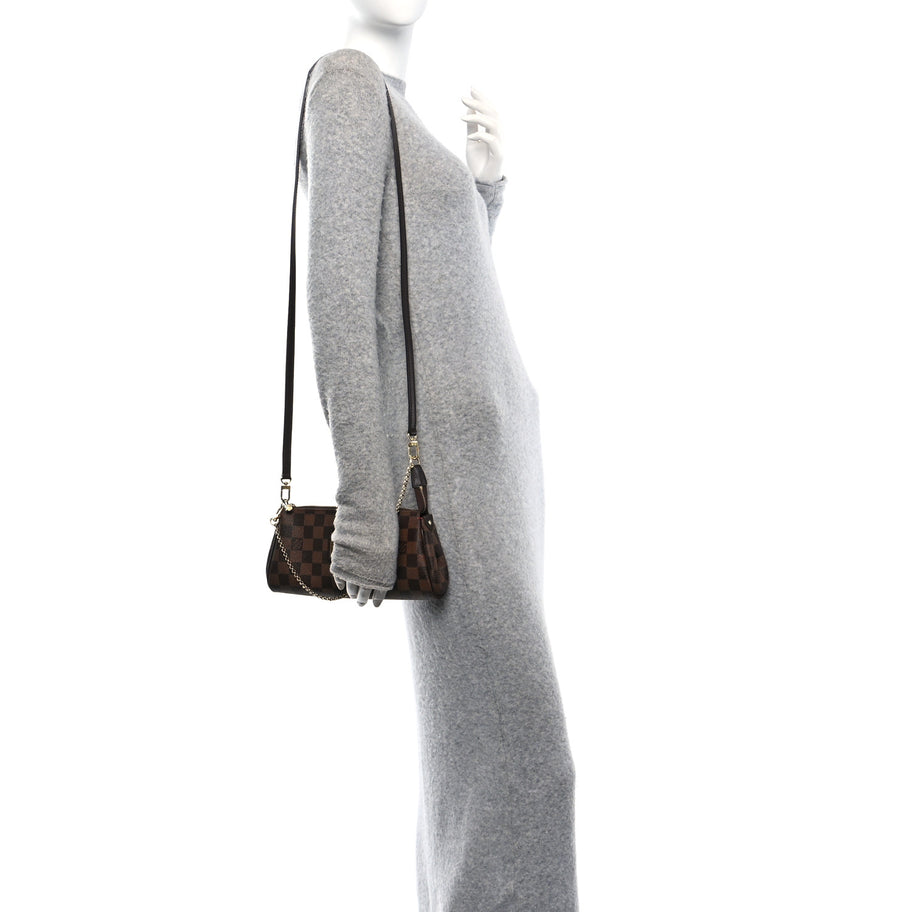 Louis Vuitton Damier Ebene Eva Clutch Image 2