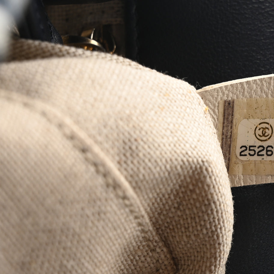 Chanel Crochet Small Coco Handle Flap Blue Image 7