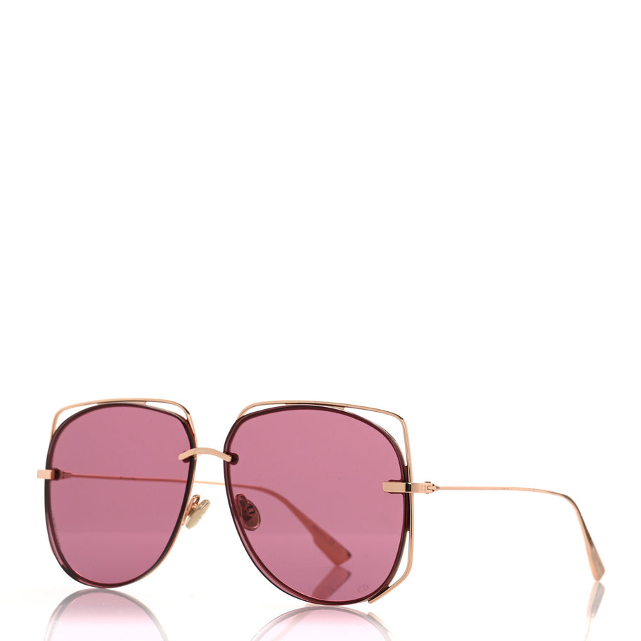 Christian Dior Metal Stellaire 6 Sunglasses Rose Gold Image 1