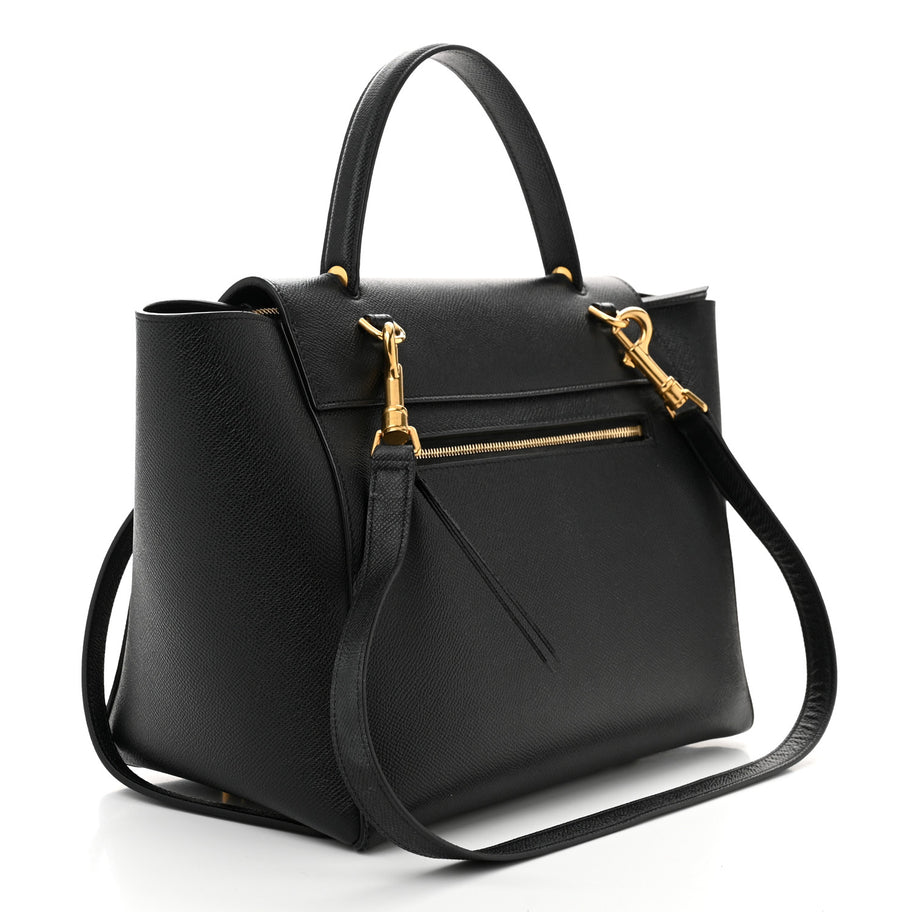 Celine Grained Calfskin Mini Belt Bag Black Image 3