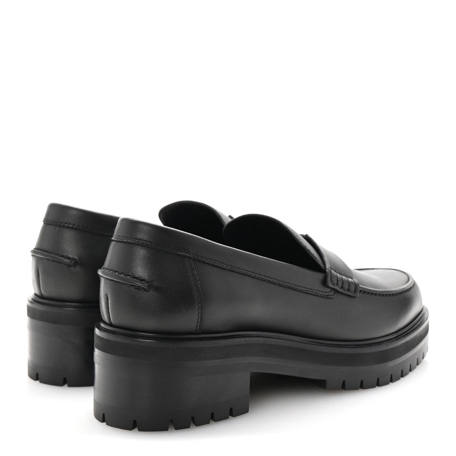 Hermes Calfskin Ivy Loafer 38 Black Image 5