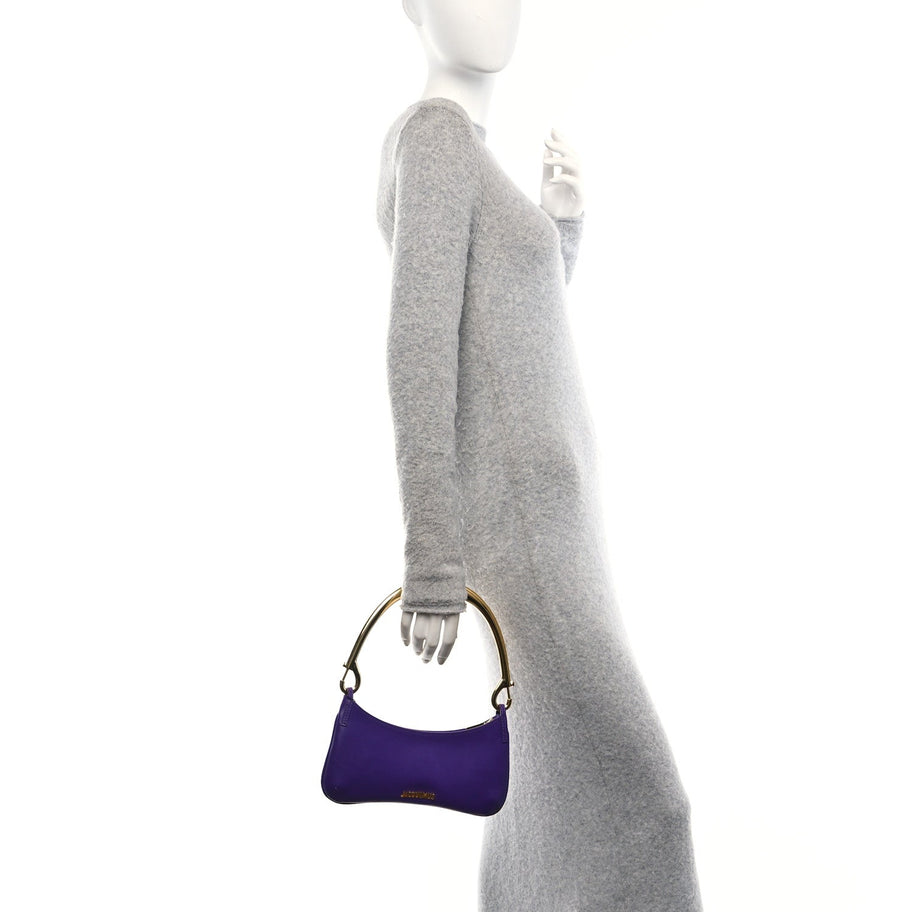 Jacquemus Smooth Calfskin Le Bisou Mousqueton Purple Image 2