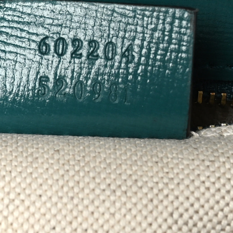 Gucci Azalea Calfskin Horsebit 1955 Shoulder Bag Imperial Blue Pavone Image 7