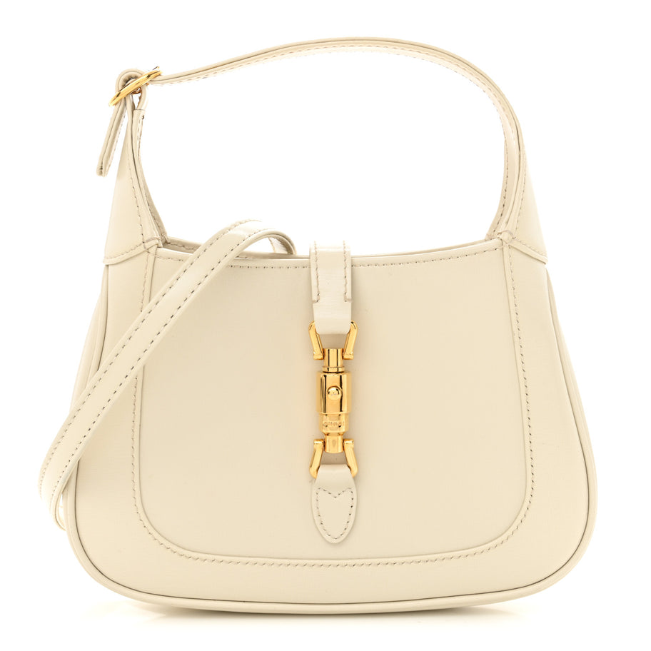 Gucci Boarded Dyana Lux Calfskin Mini Jackie 1961 Hobo Mystic White Image 1
