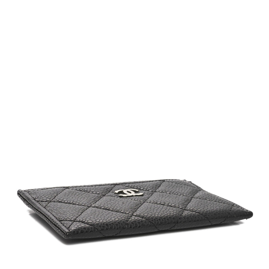 Chanel Caviar Quilted Card Holder Black Image 4