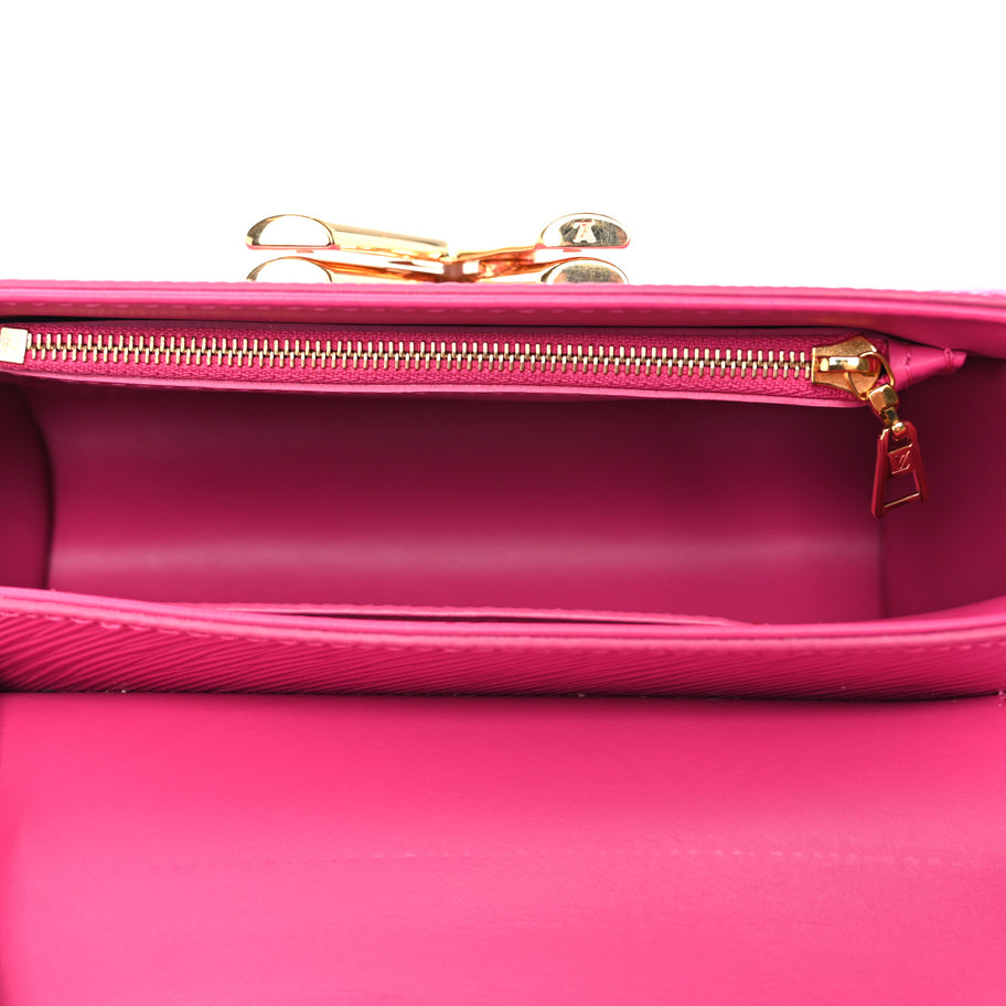 Louis Vuitton Epi Twist Braided Chain Shoulder Bag PM Rose Miami Image 5