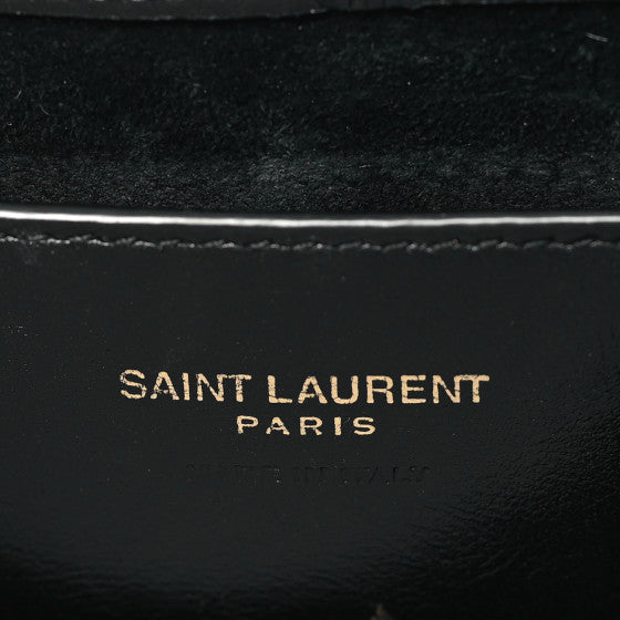 Saint Laurent Smooth Calfskin Le 5 A 7 Mini Hobo Black Image 6