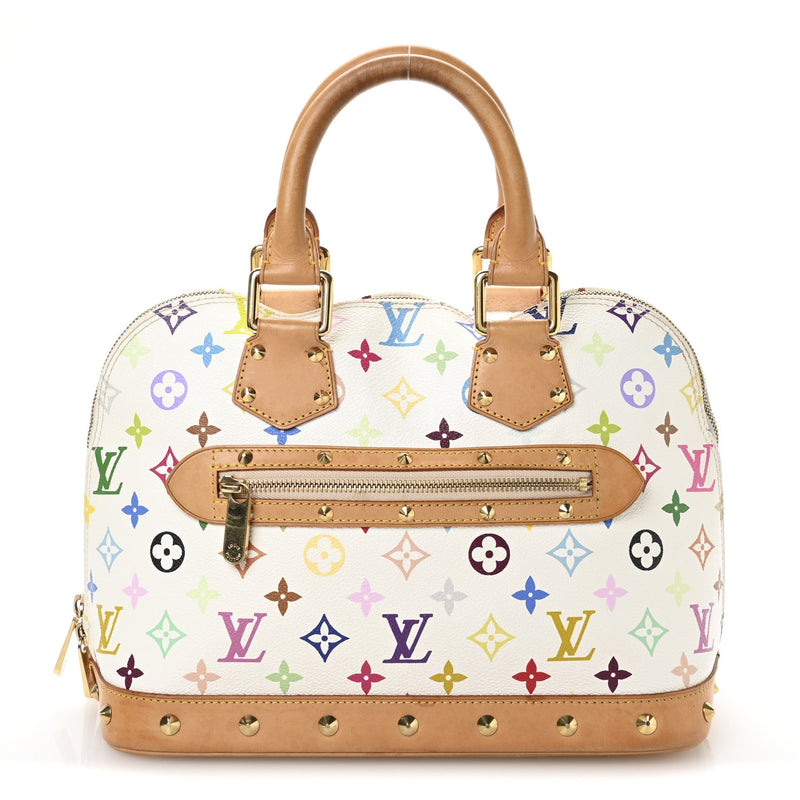  Louis Vuitton Monogram Alma White