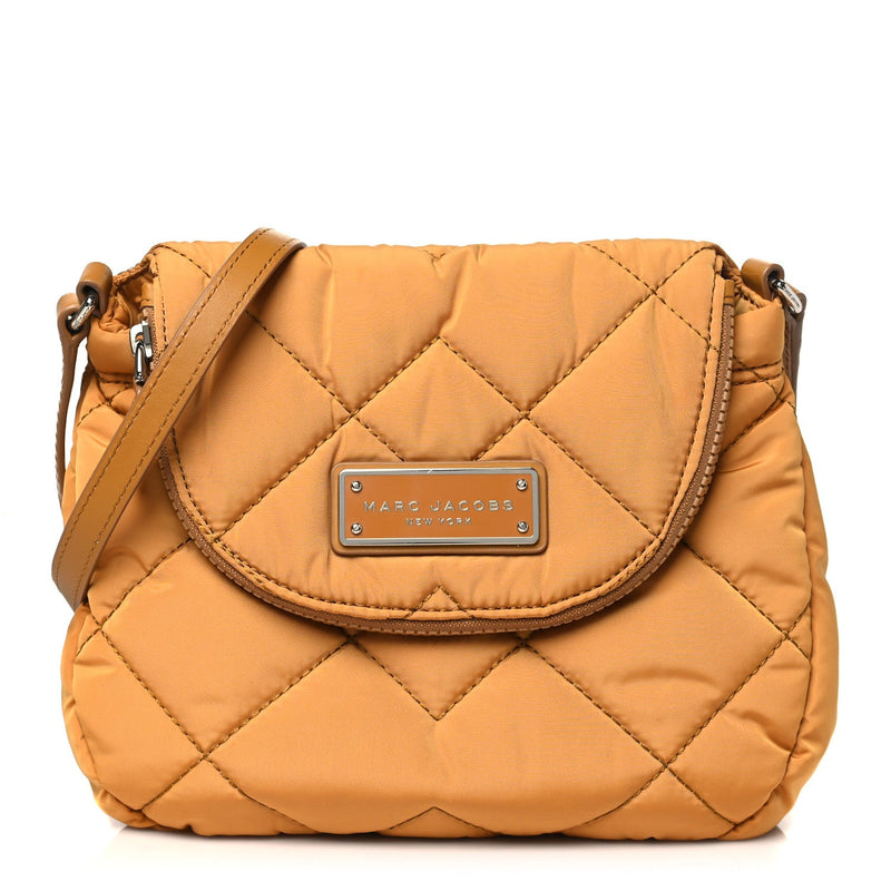  Marc Jacobs Quilted Pouch Messenger Bag Yellow