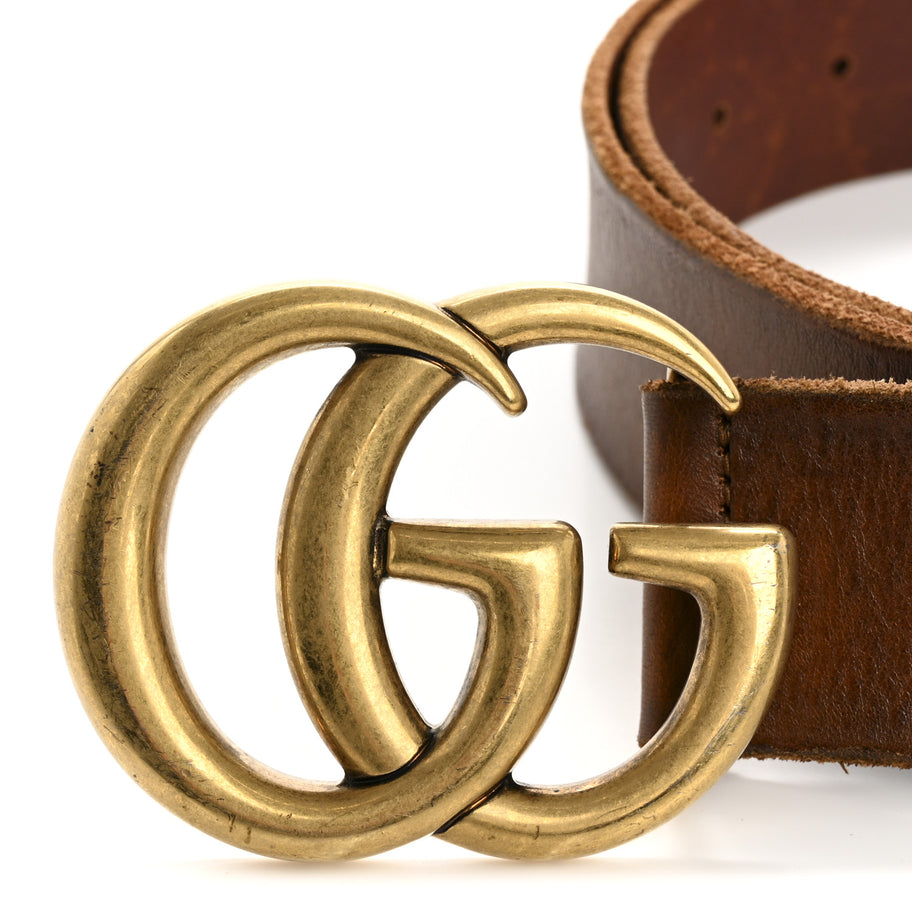 Gucci Faded Calfskin Double G 40mm Belt 90 36 Cuir Image 6