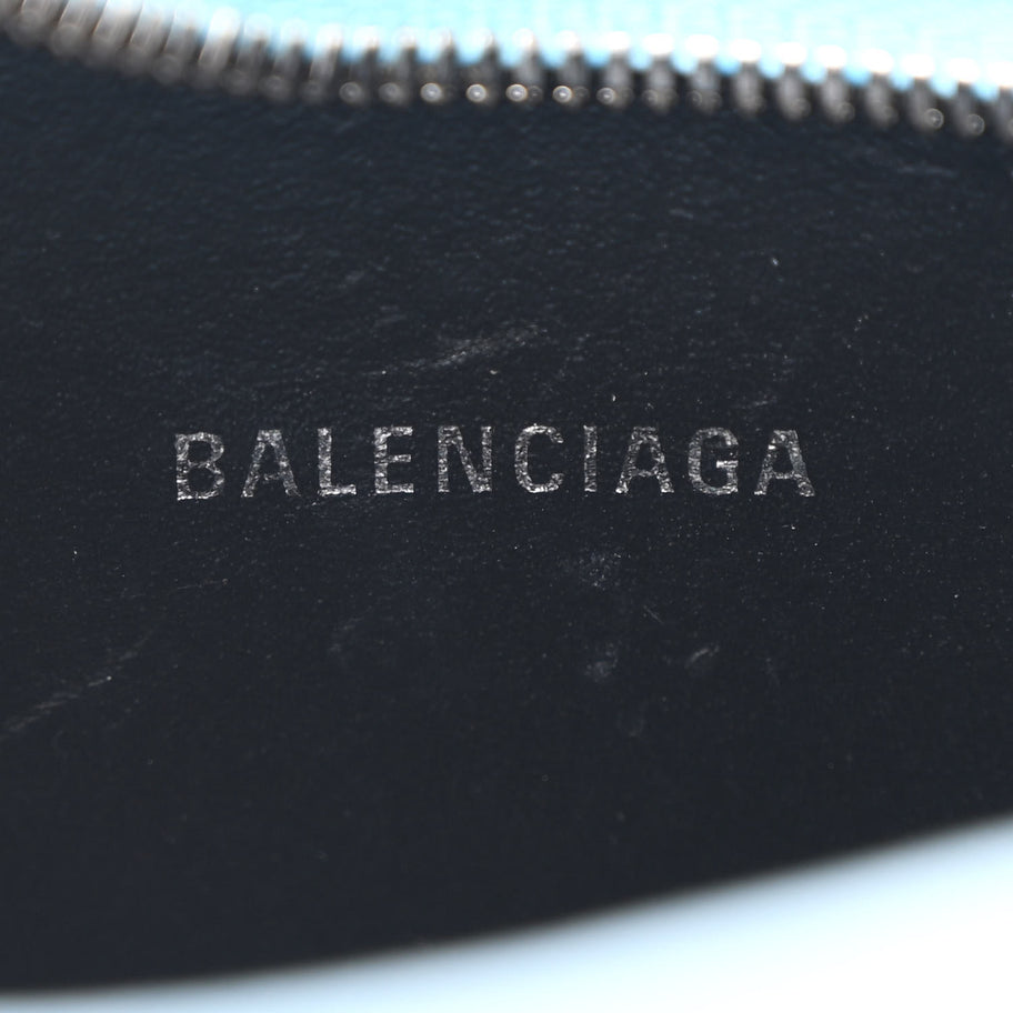 Balenciaga Calfskin XS Everyday Camera Bag Baby Blue Black Image 7