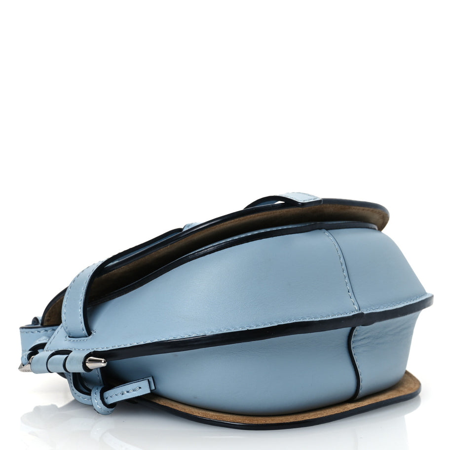 Loewe Calfskin Jacquard Mini Gate Dual Bag Dusty Blue Image 4