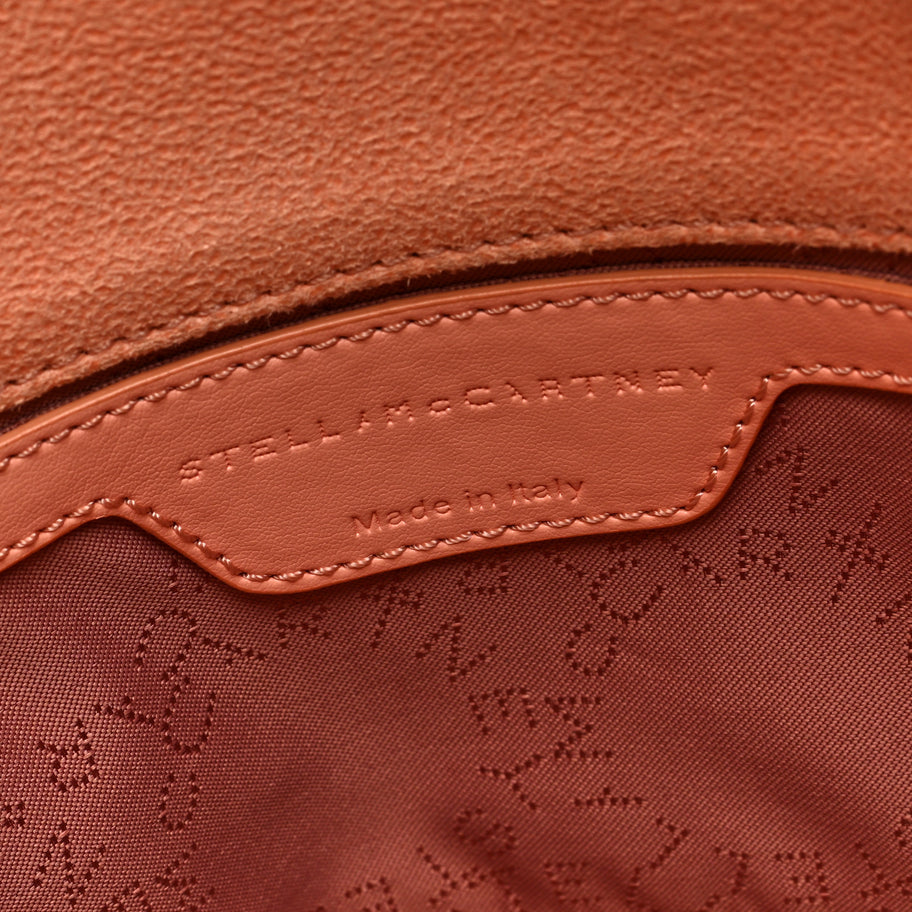 Stella McCartney Shaggy Deer Mini Falabella Crossbody Bag Pink Image 6