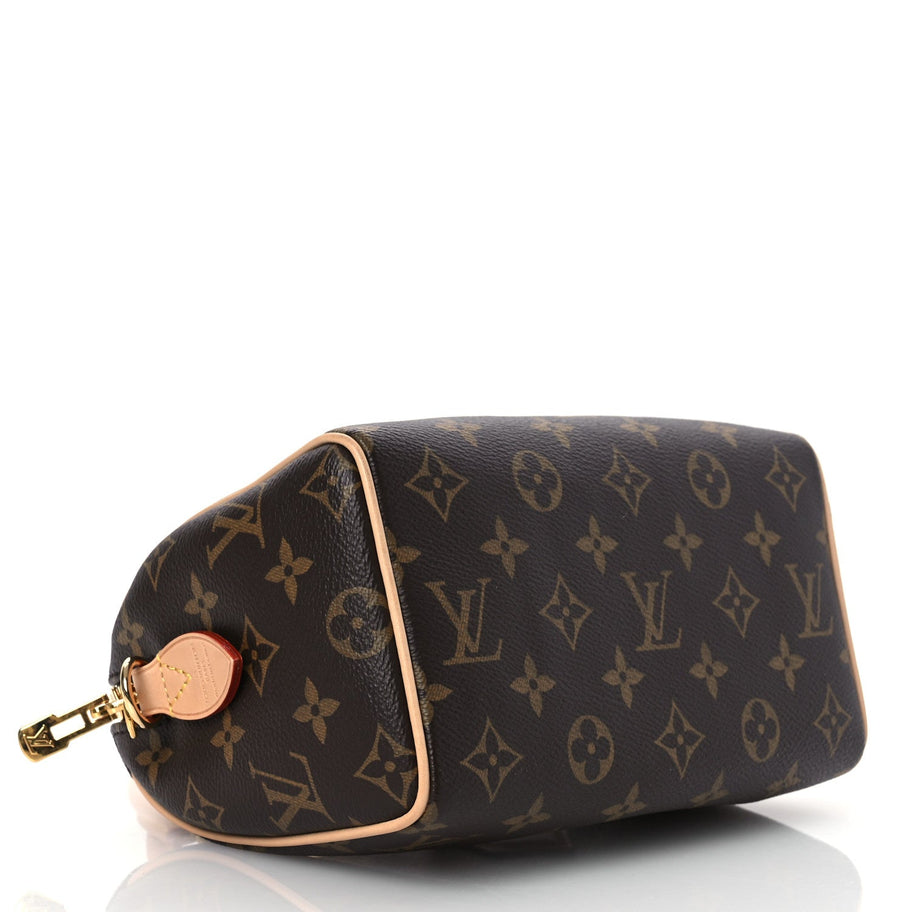 Louis Vuitton Monogram Speedy Bandouliere 20 Black Image 4