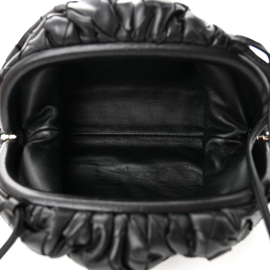 Bottega Veneta Nappa Intrecciato The Mini Pouch Black Image 5