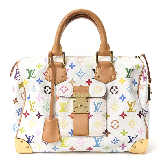 Louis Vuitton Monogram Multicolor Speedy 30 White Image 1