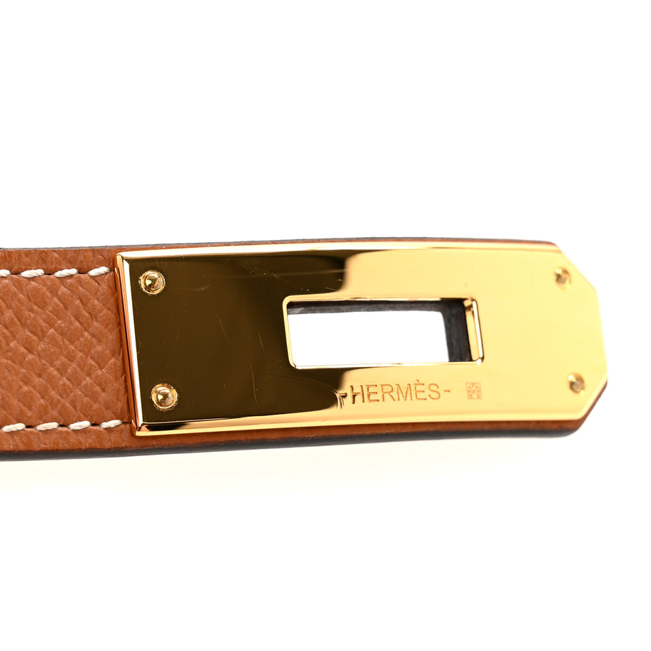 Hermes Epsom Kelly Belt Gold Image 5