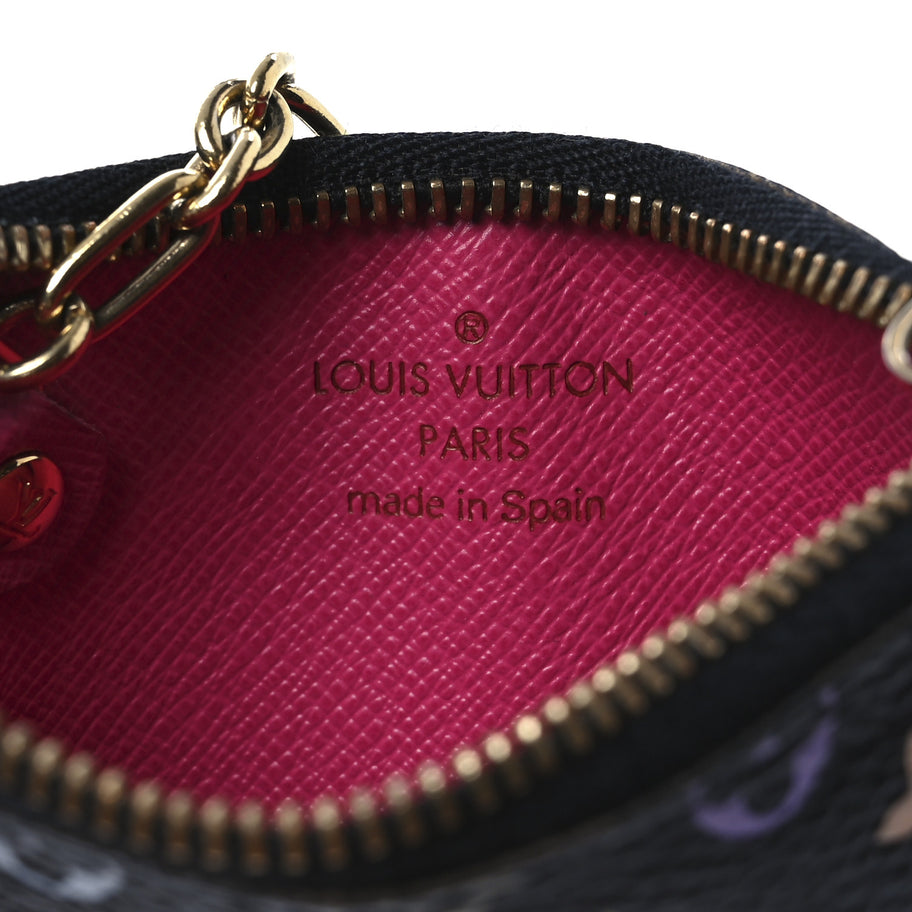 Louis Vuitton Monogram Multicolor Key Pouch Black Grenade Image 6