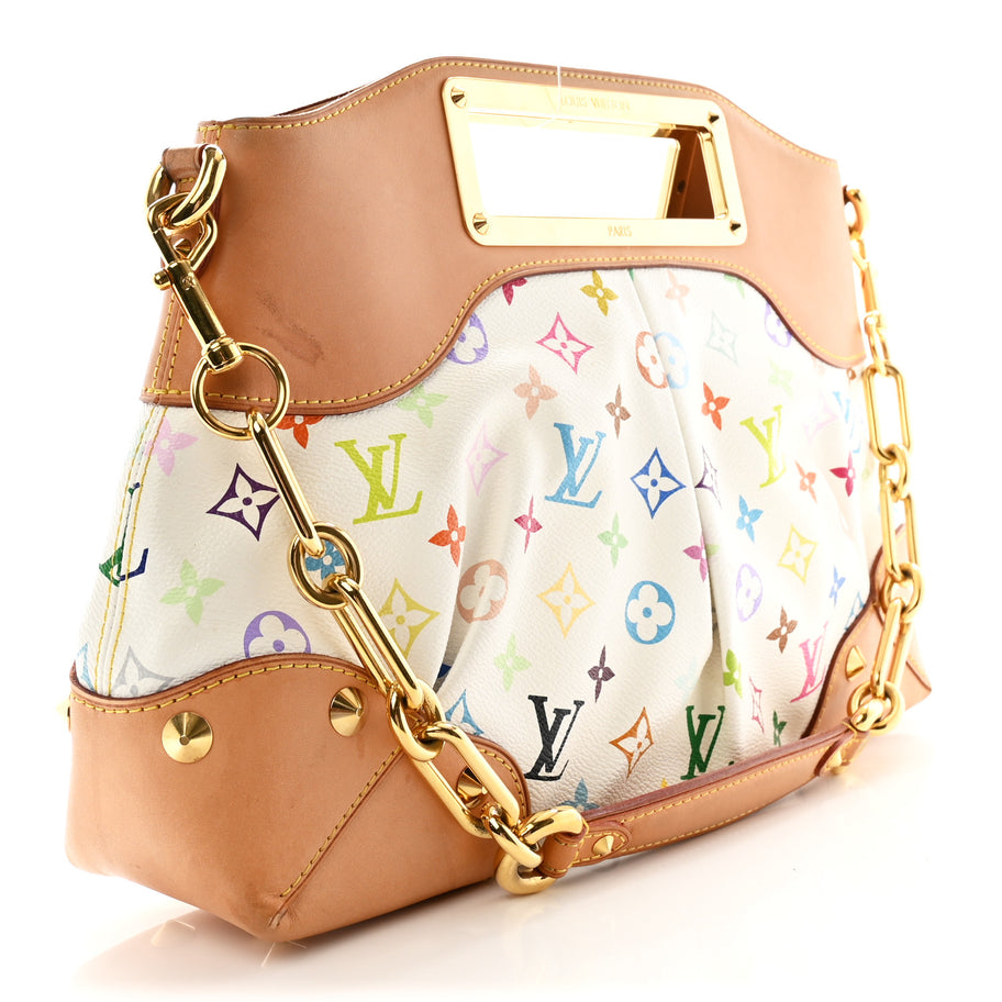 Louis Vuitton Monogram Judy MM White Image 3
