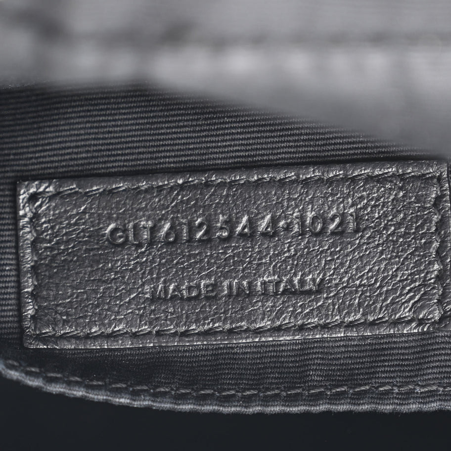 Saint Laurent Calfskin Matelasse Monogram Lou Camera Bag Dark Beige Image 7