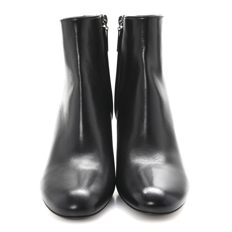 Saint Laurent Nappa Vendome Loulou Ankle Zip Boot 36.5 Black Image 3