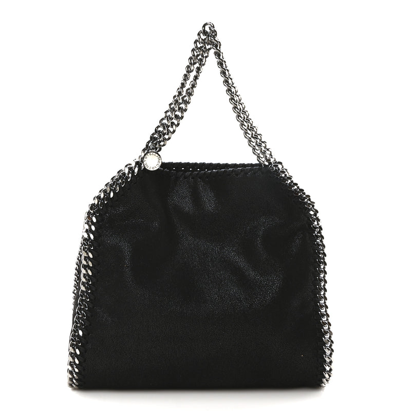  Stella McCartney Shaggy Deer Mini Falabella Tote Black