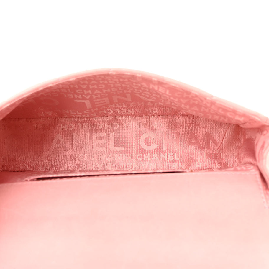Chanel Lambskin Quilted Mini Chocolate Bar Camellia Flap Pink Image 5
