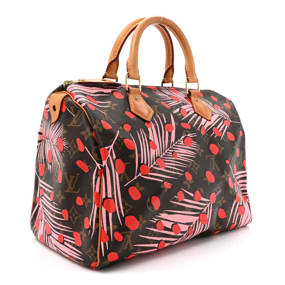 Louis Vuitton Monogram Jungle Dots Speedy 30 Sugar Pink Poppy Image 3