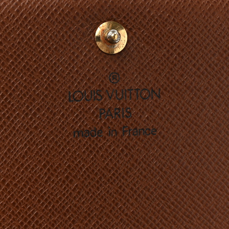 Louis Vuitton Monogram Porte-Monnaie Tresor Wallet Image 6